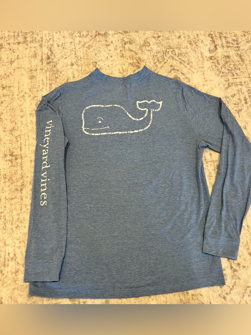 Vineyard Vines Boys XL Edgartown Long Sleeve Tee – Blue – VGUC